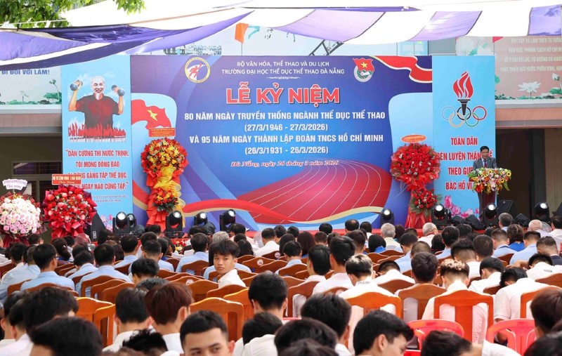 Báo văn hóa: Trường Đại học Thể dục Thể thao Đà Nẵng kỷ niệm 80 năm Ngày truyền thống ngành Thể dục thể thao